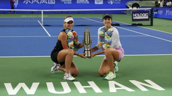 Ирина Хромачёва и Анна Данилина стали чемпионками парного турнира WTA-1000 в Ухане