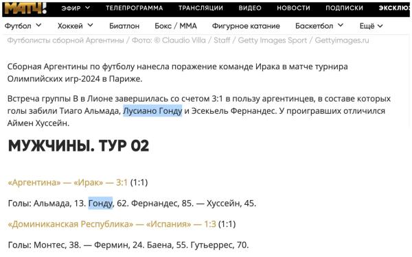 «Зенит» и «Матч» называют игрока не Гонду, а Лусиано. Почему?